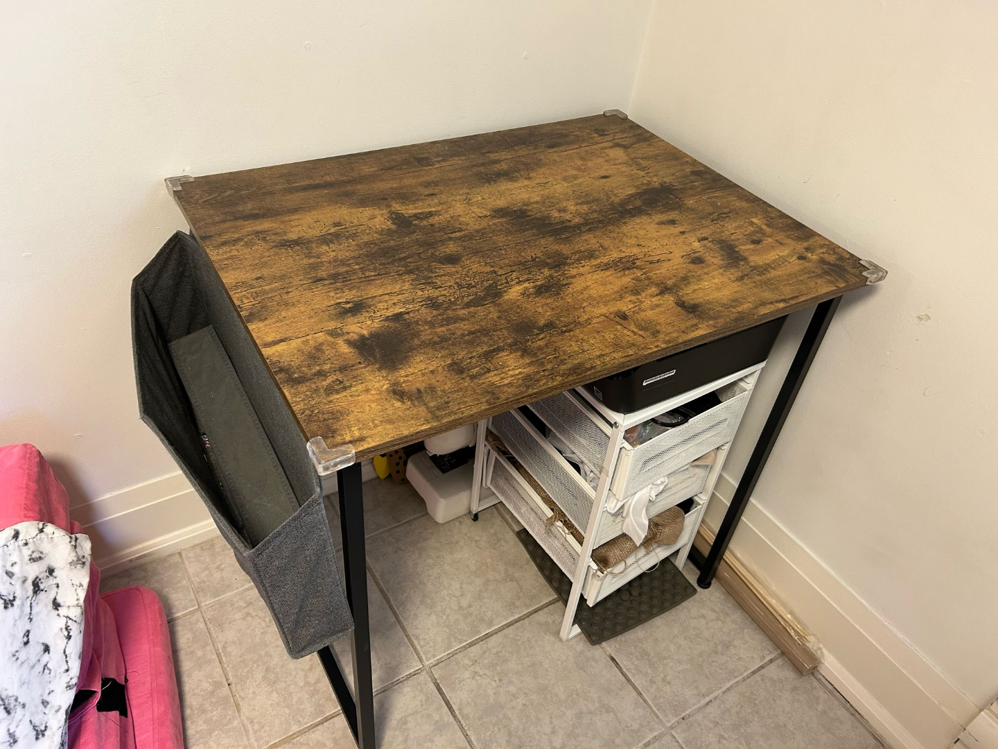 Rustic Brown Computer Desk - photo 4