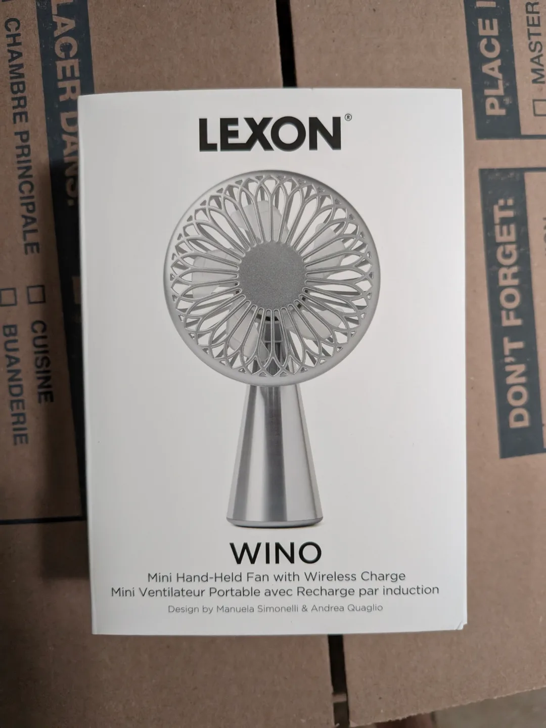 Brand New - LEXON WINO Mini Handheld Fan thumbnail