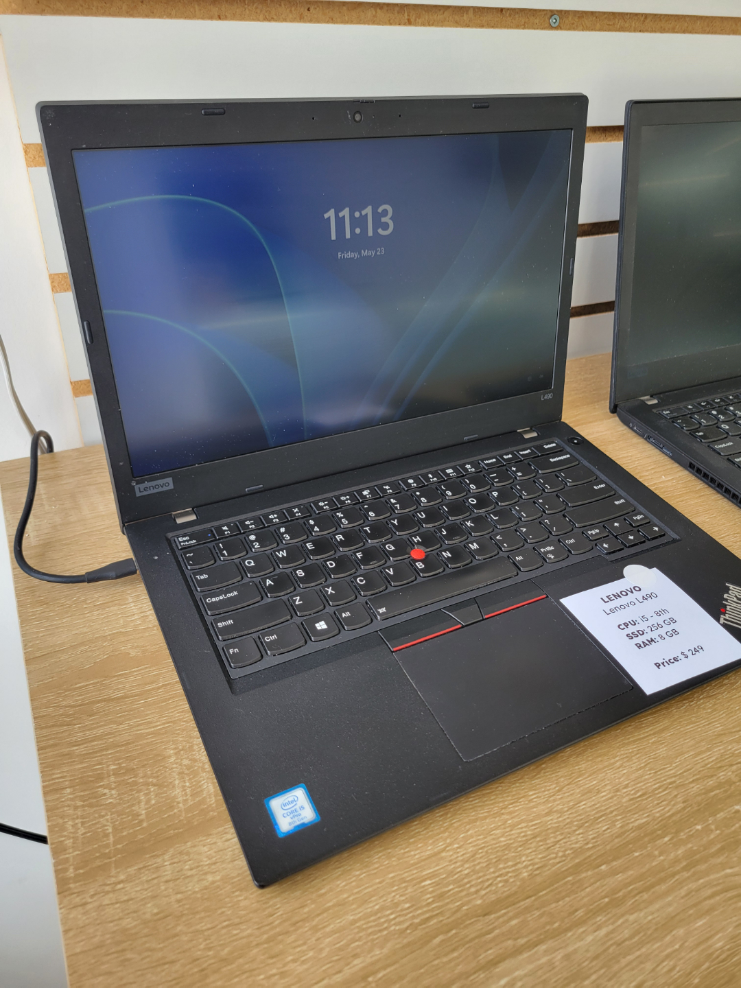 Lenovo ThinkPad L490 Laptop - 8GB RAM, 256GB SSD
