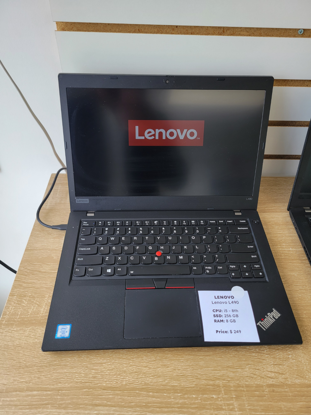Lenovo ThinkPad L490 Laptop - 8GB RAM, 256GB SSD - photo 2