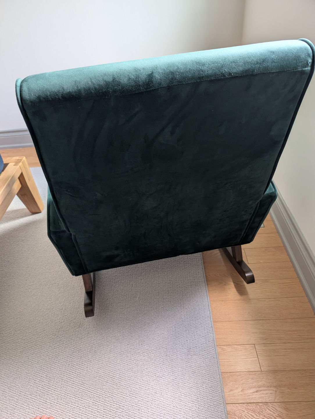 Green Upholstered Rocking Chair - photo 3