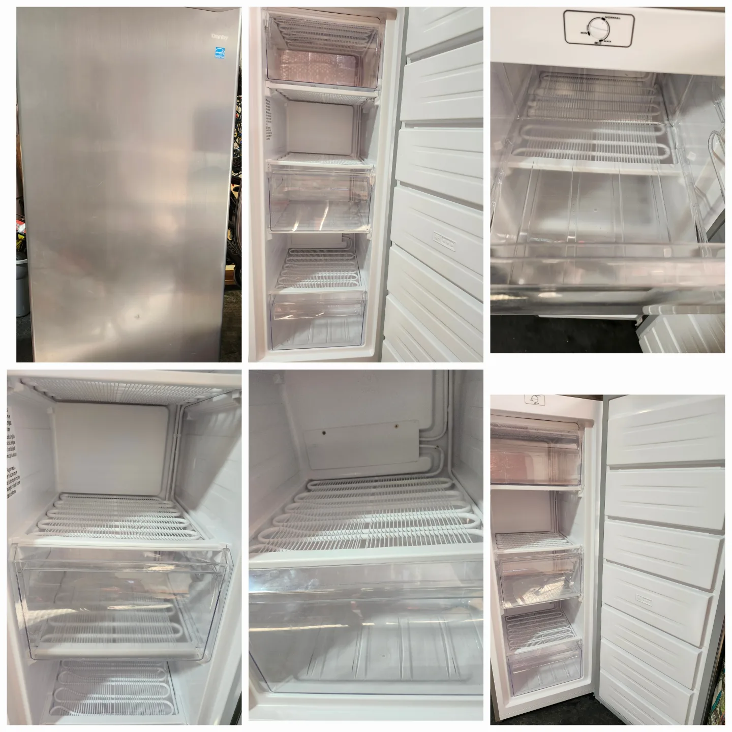 Danby 5.9cu ft upright freezer with 3 removeable drawers thumbnail