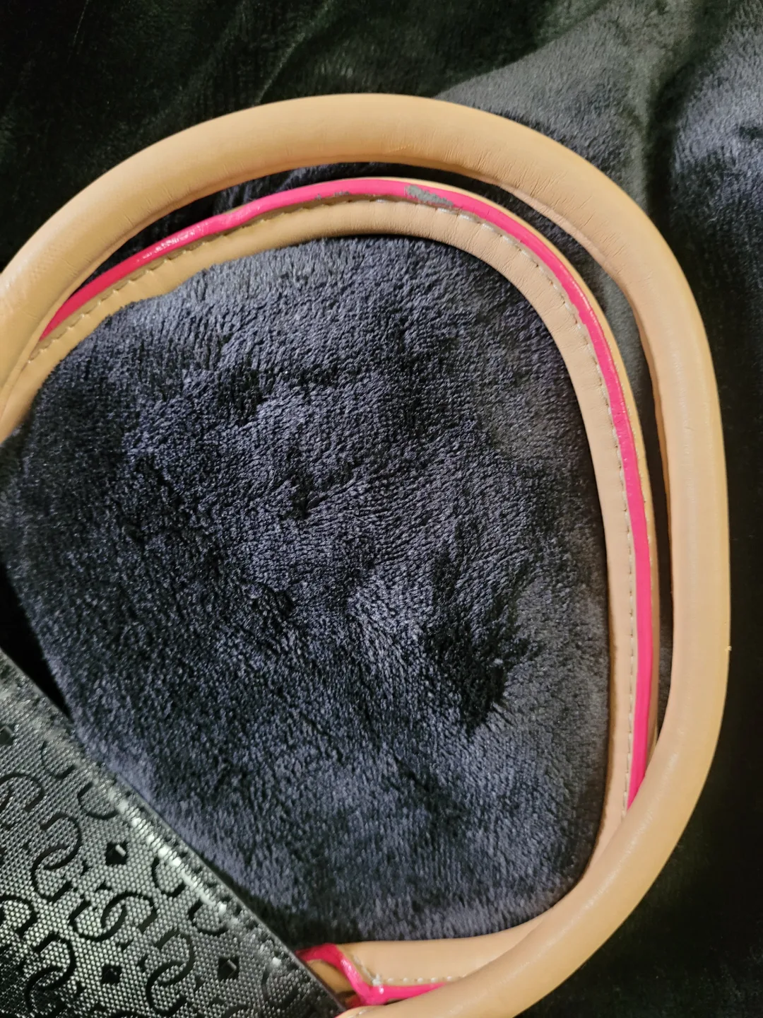 Guess Black and Tan Shoulder Bag And Wallet with Monogram image indicator(2)