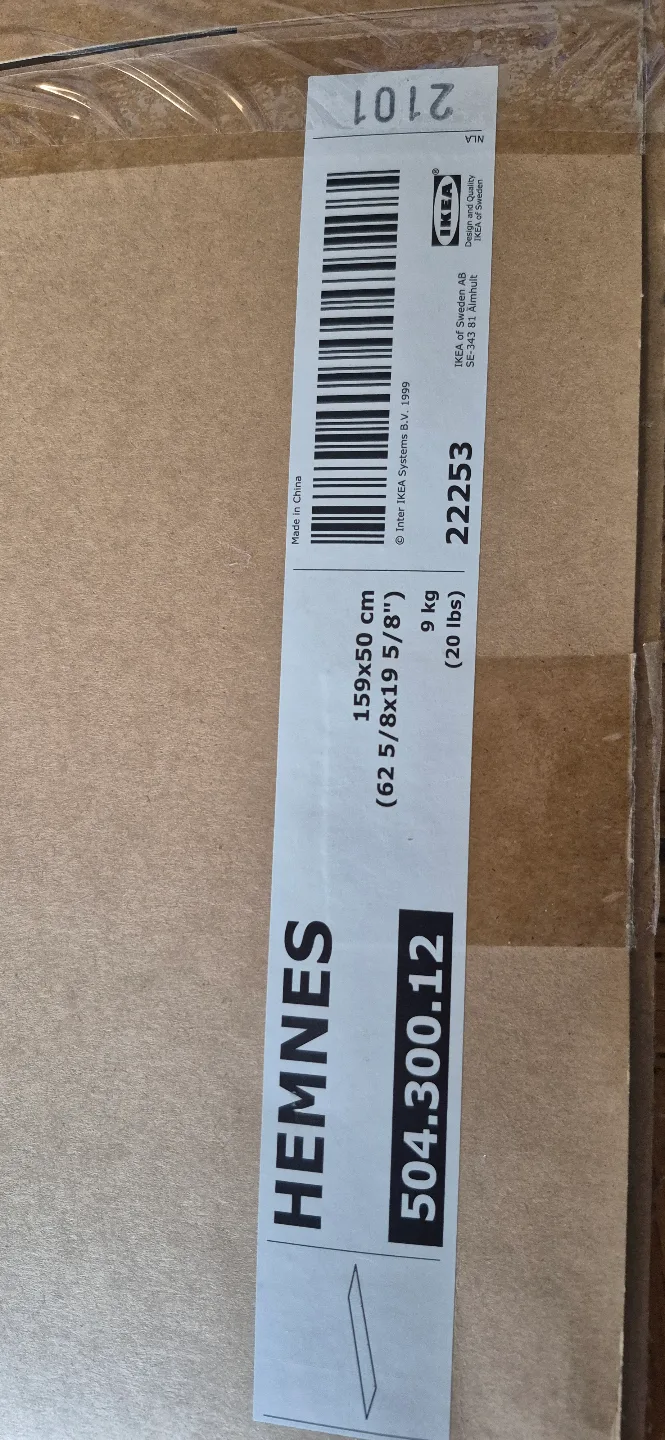 🧡IKEA HEMNES Glass Dresser Top - NEW image indicator(4)