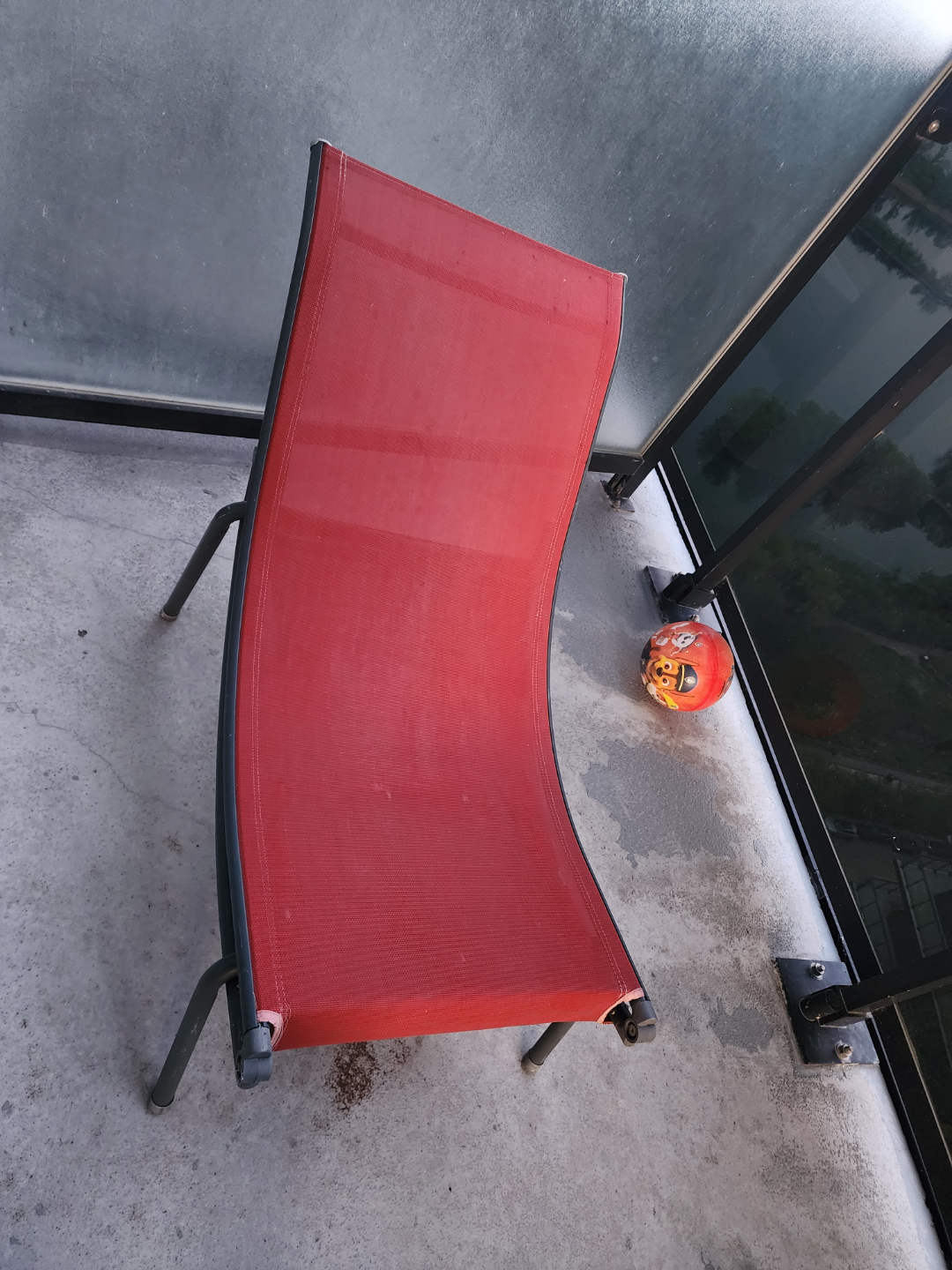 Red Sling Lounge Chair - photo 4