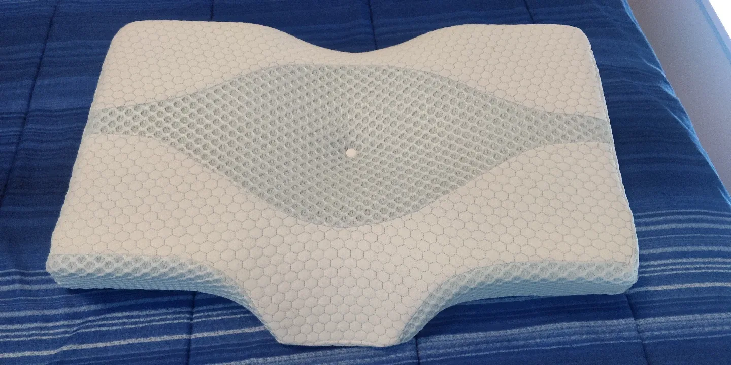 Memory Foam Cervical Neck Pillow - LIKE NEW - Retails for 50$ image indicator(2)