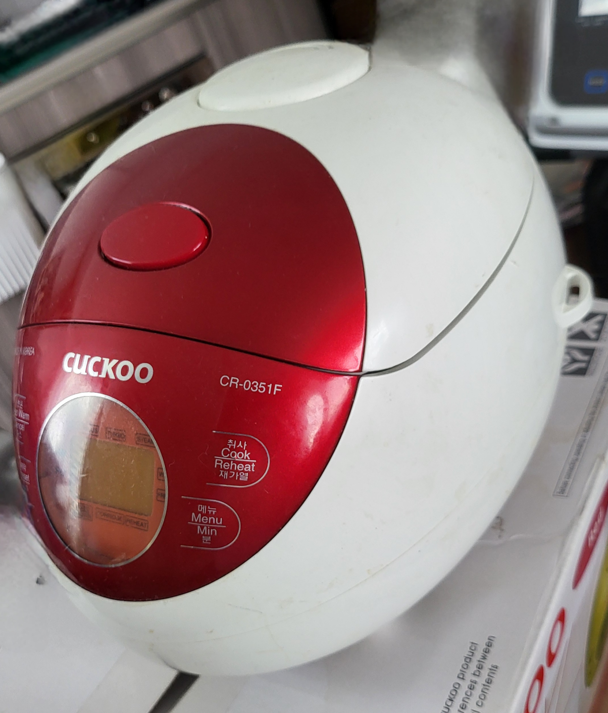 Cuckoo CR-0351F Electric Rice Cooker - Red - 3 Cups - photo 3