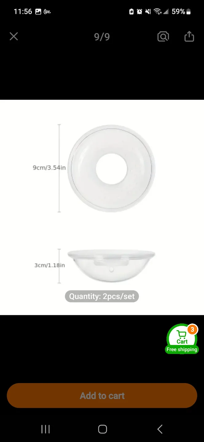 Breast Milk Collector Shells - 2 Pack image indicator(7)