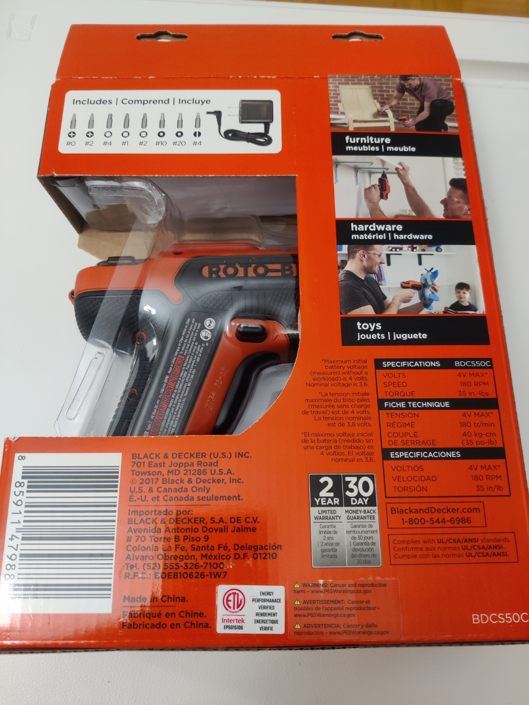 Black+Decker 4V MAX Screwdriver with 8 Bits #ThriftyPicks 🏒 - photo 2