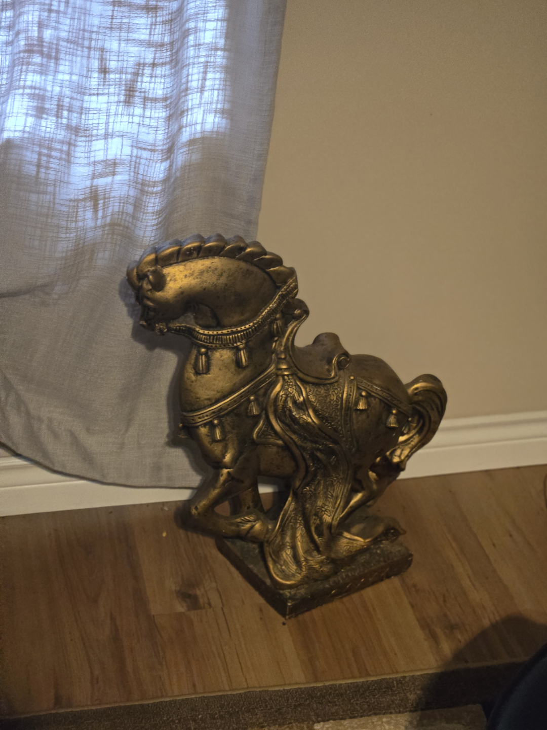 Gold Horse Statue