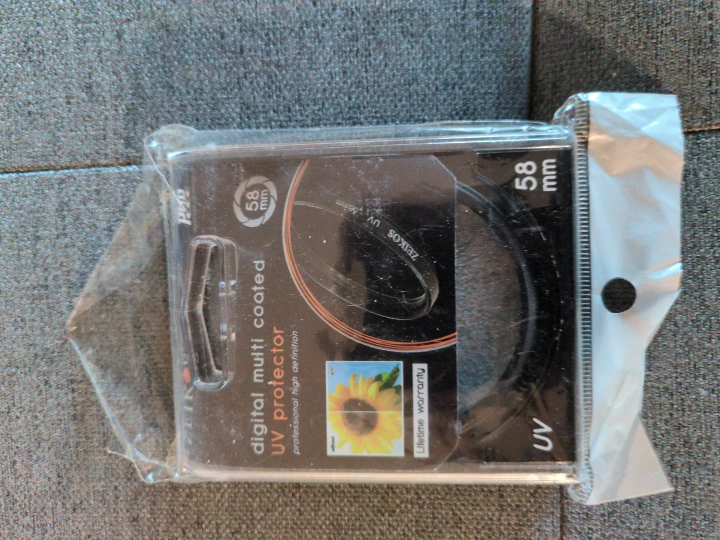 Zeikos 58mm UV Protector Filter thumbnail