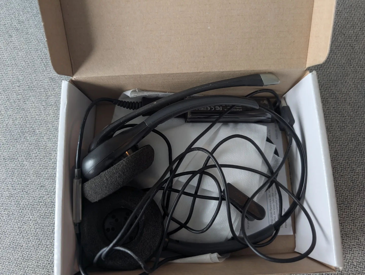 Plantronics SupraPlus HW261N Headset - In Box thumbnail