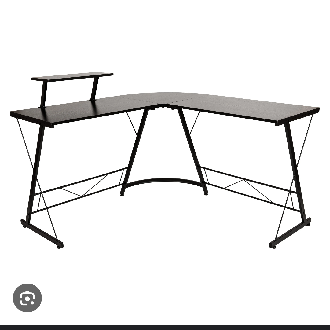 L shaped table - disassembled in box