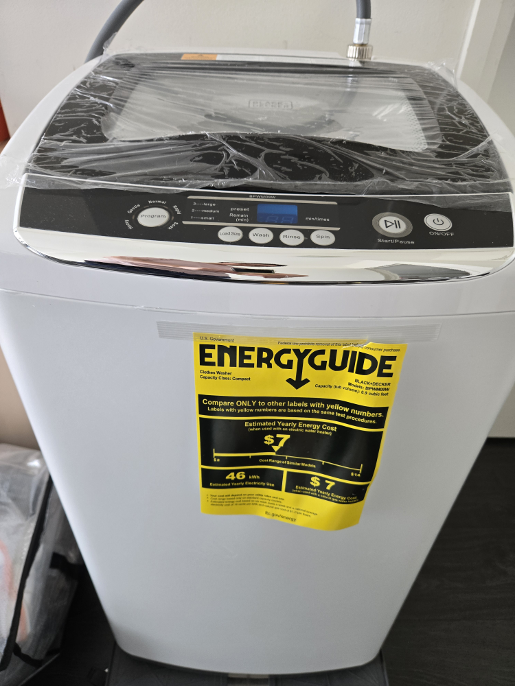 Black & Decker Portable Washing Machine - photo 2