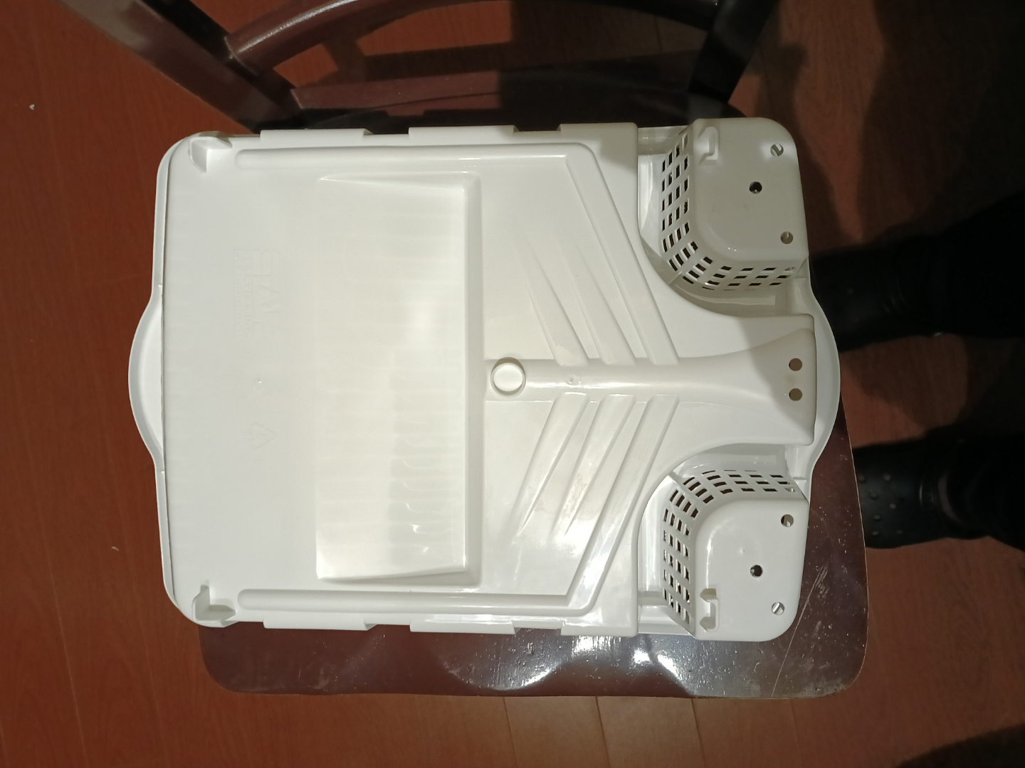 White Plastic Dish Drying Rack - photo 4