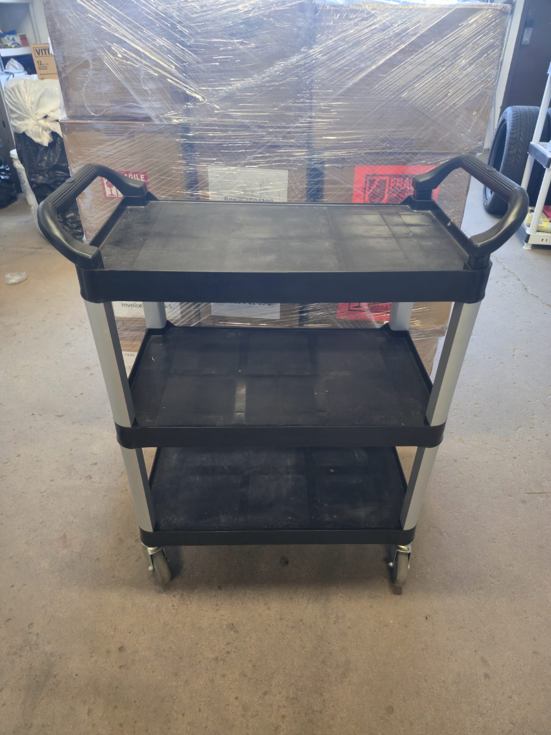 3-Tier Rolling Utility Cart