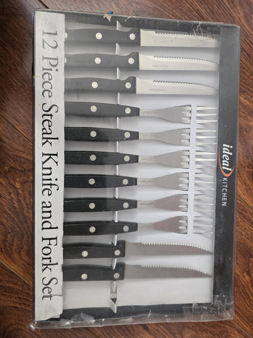 Ideal Kitchen 12-Piece Steak Knife and Fork Set