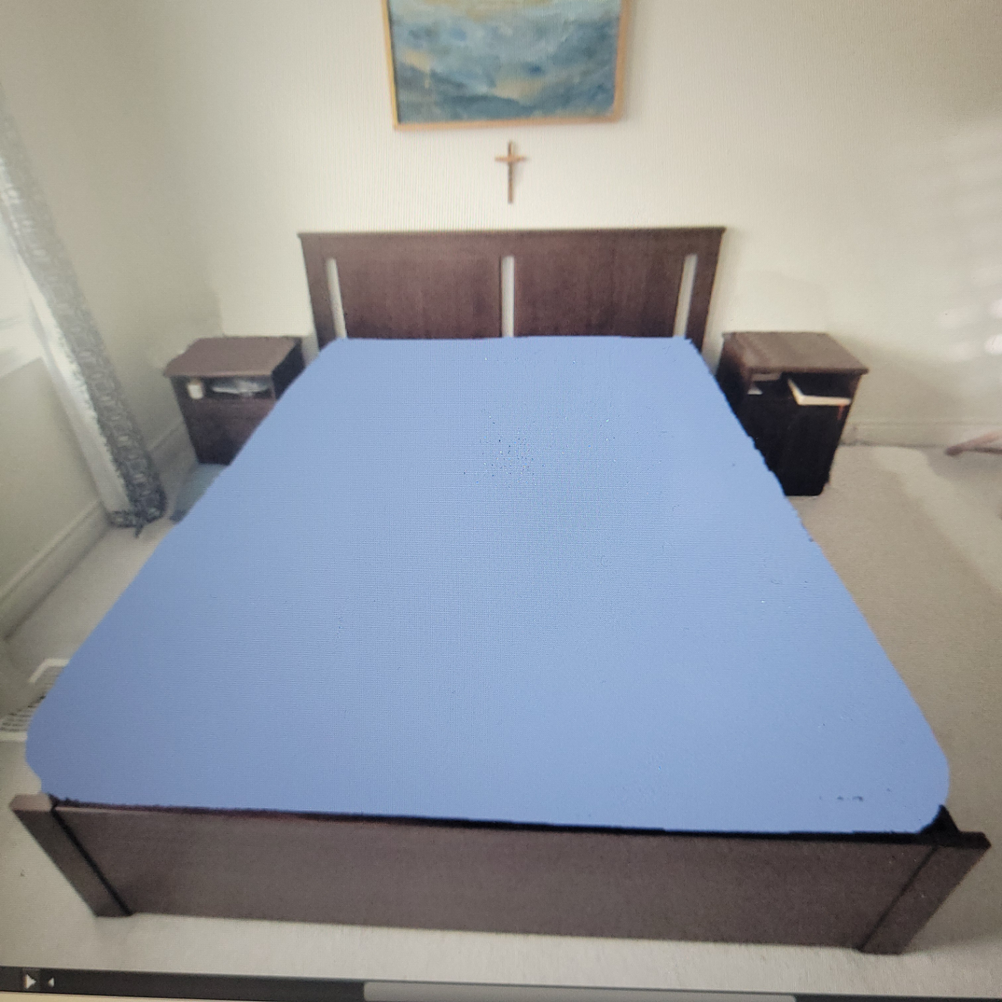 SONGESAND Bed Frame and Nightstands