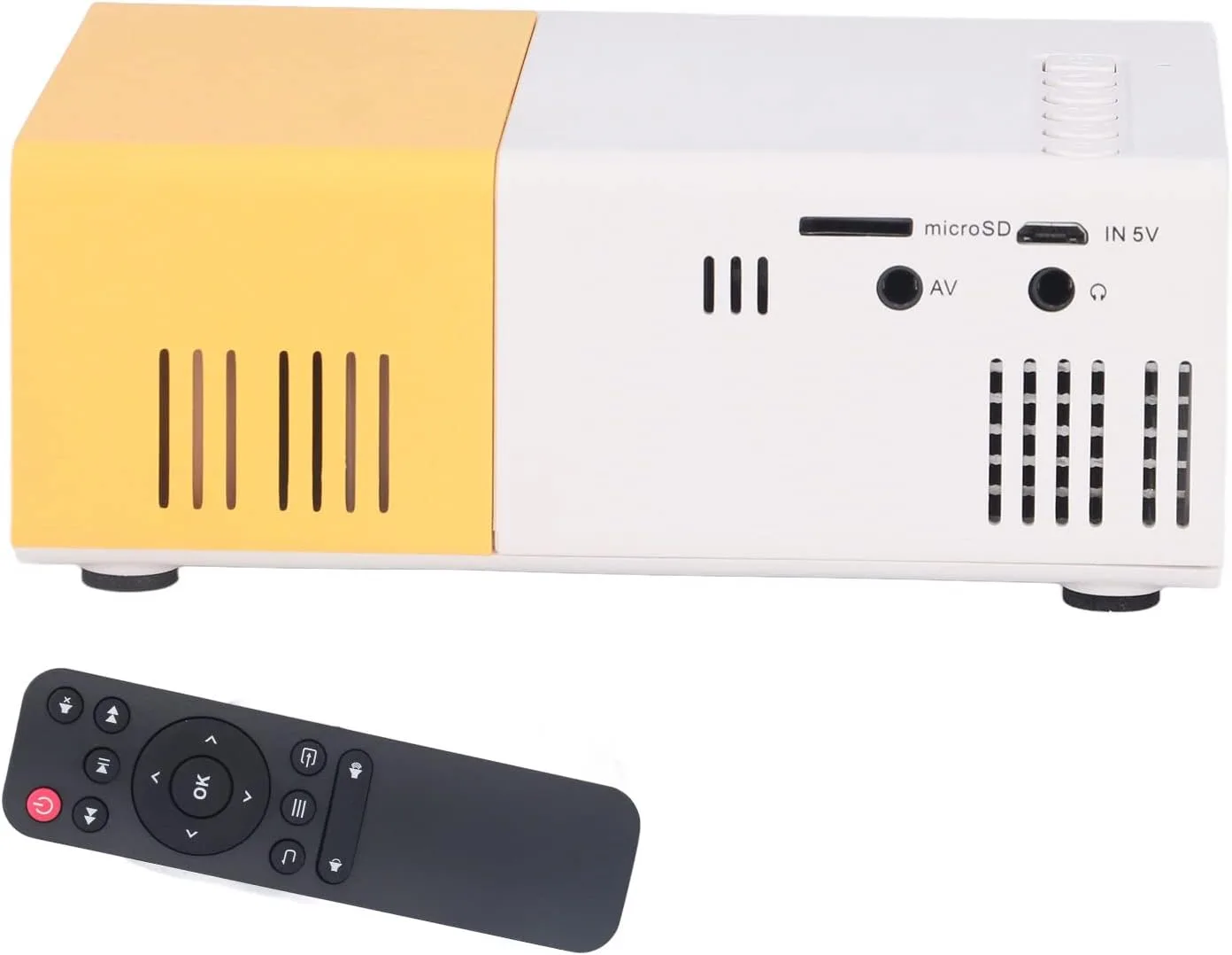 �🧡 Mini Portable Projector with Remote image indicator(3)