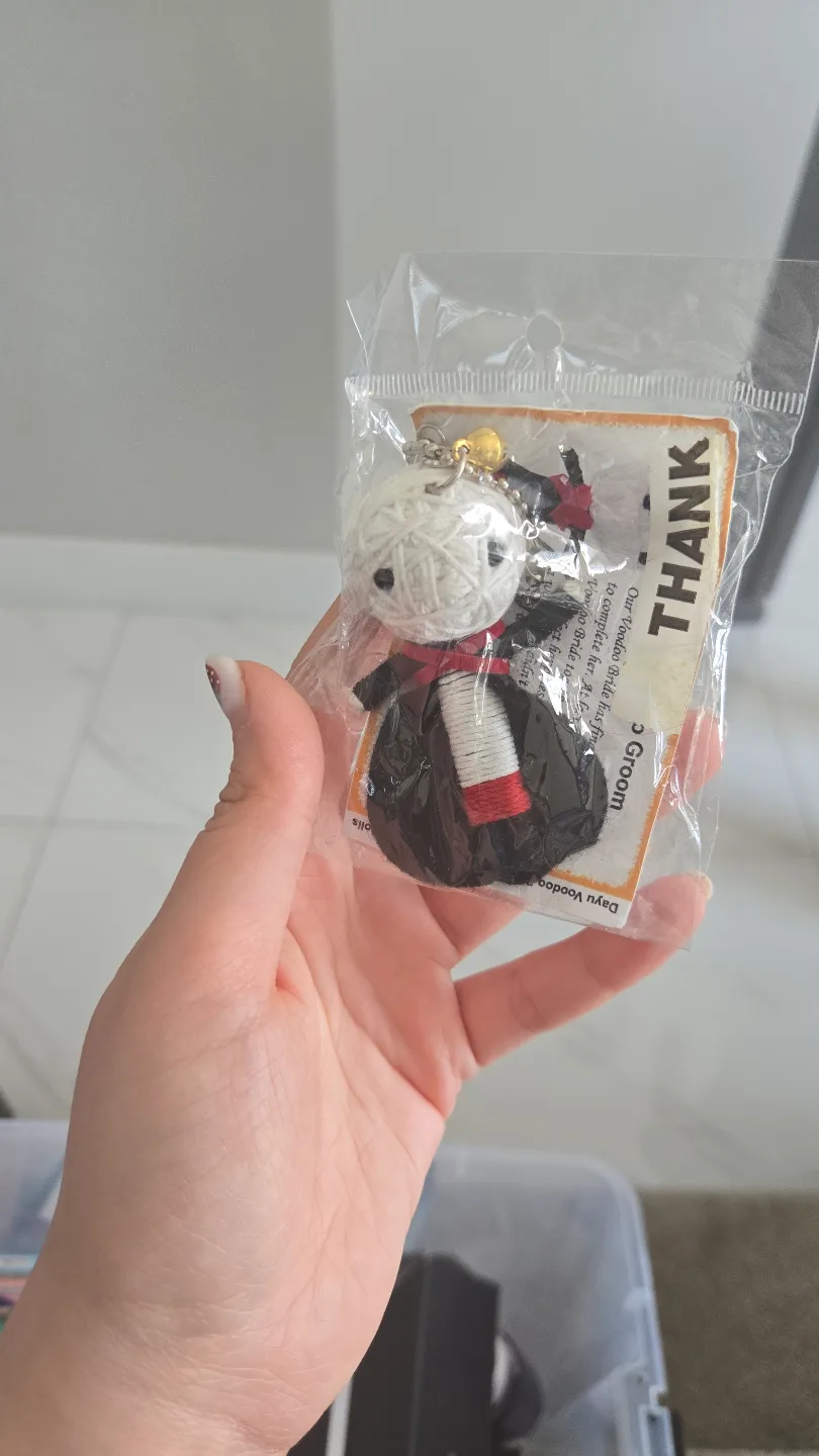 Set of three voodoo dolls keychains thumbnail