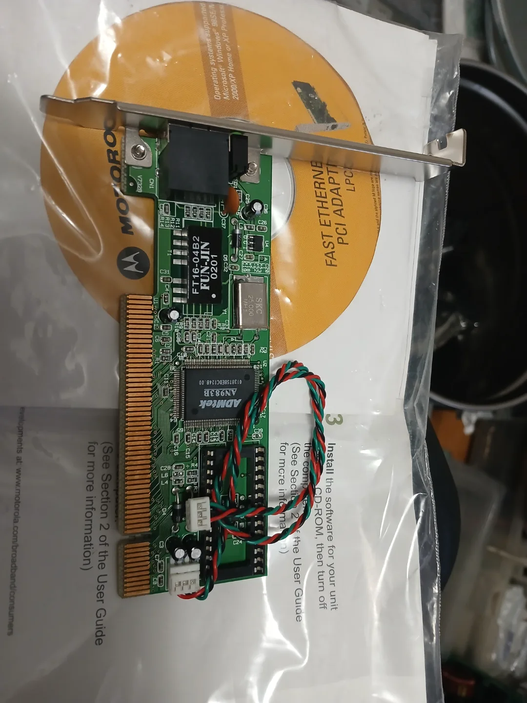 Motorola Fast Ethernet PCI Adapter thumbnail