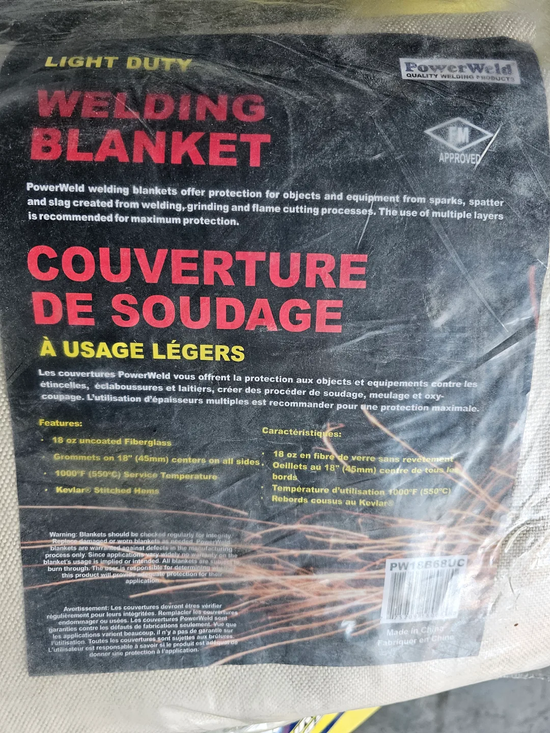 PowerWeld Light Duty Welding Blanket image indicator(2)