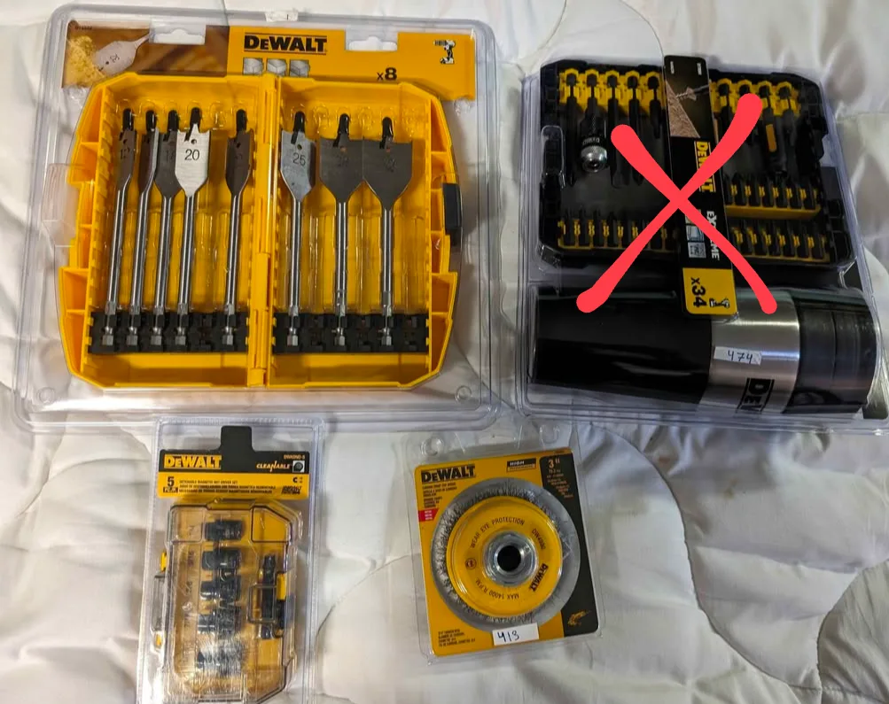 🏒DEWALT Drill Bit Set and Accessories Bundle thumbnail