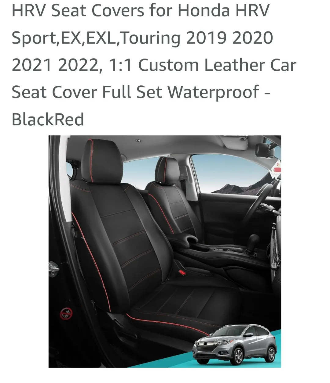 Brand New Honda HRV Leather Seat Covers thumbnail