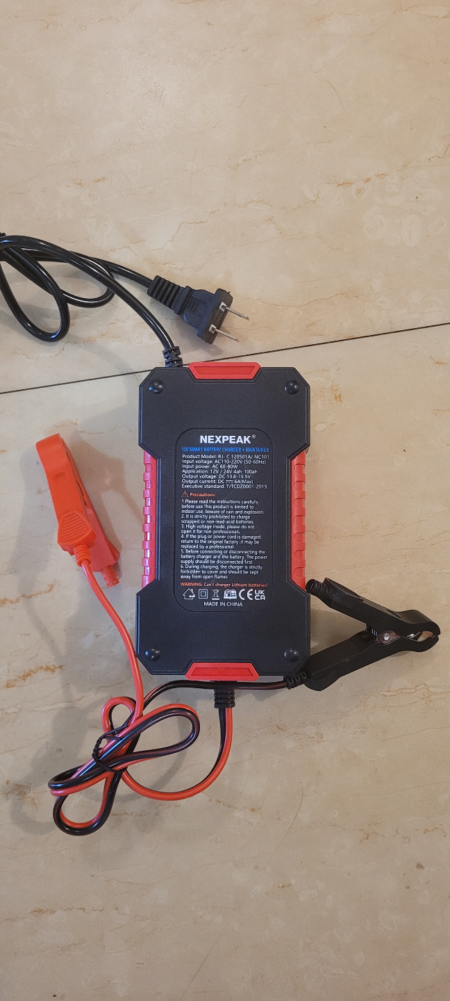 NEXPEAK NC101 12V Intelligent Pulse Repair Charger - photo 2