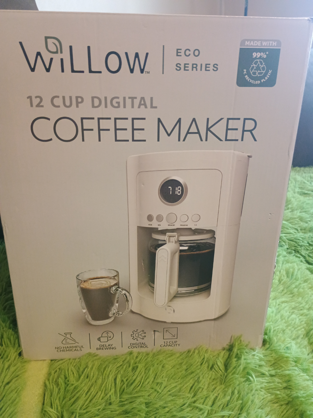 Willow 12 Cup Digital Coffee Maker - Eco Series