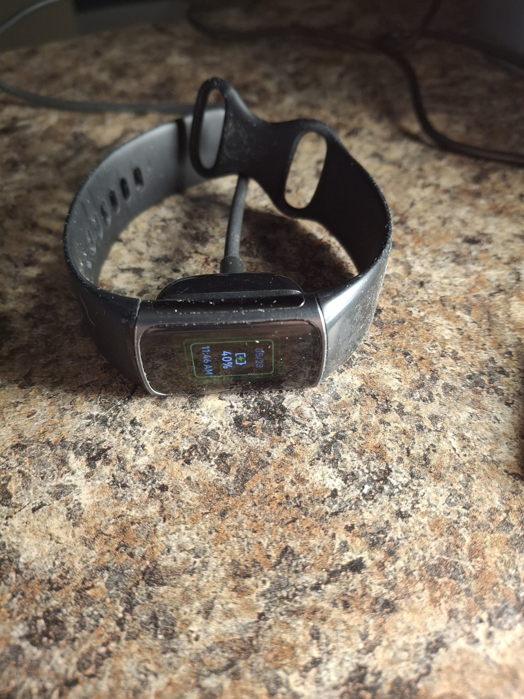 Fitbit charge 5 with charger