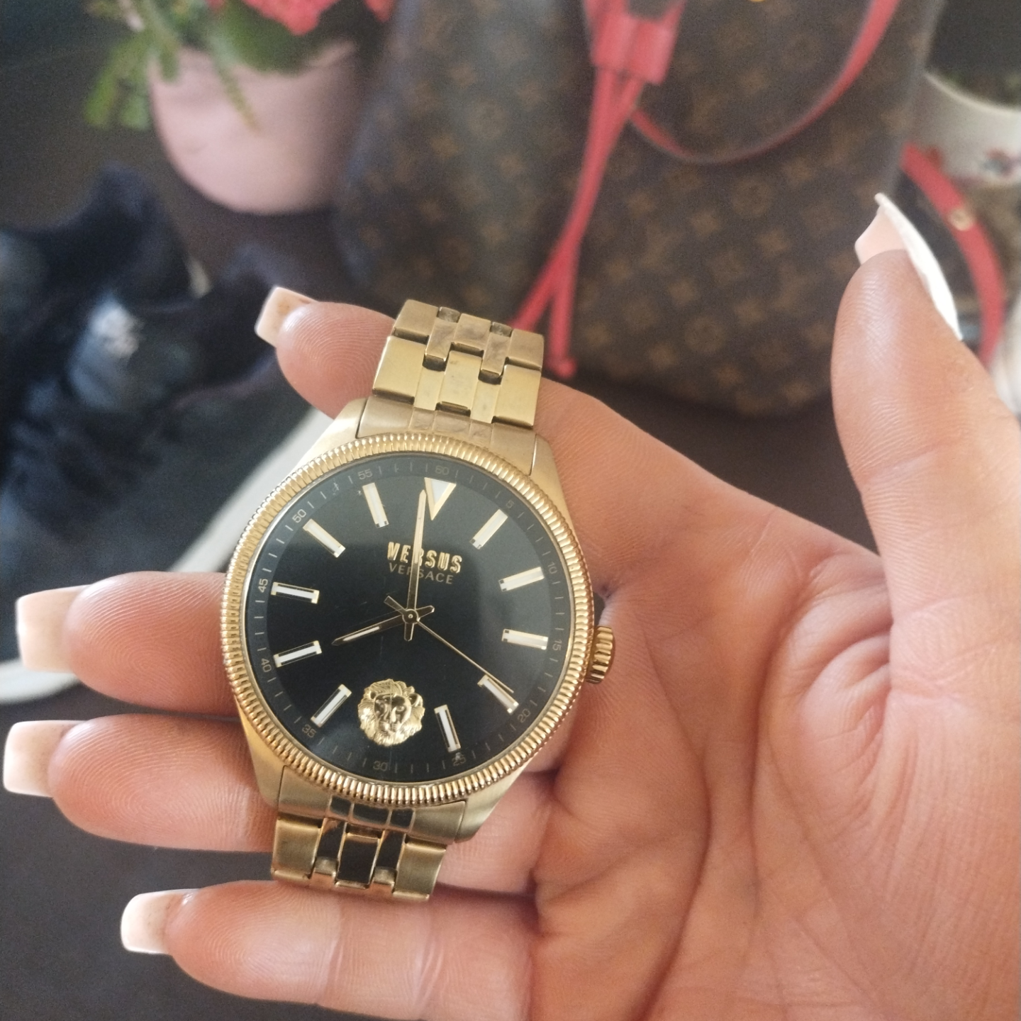 Versus Versace Gold Watch