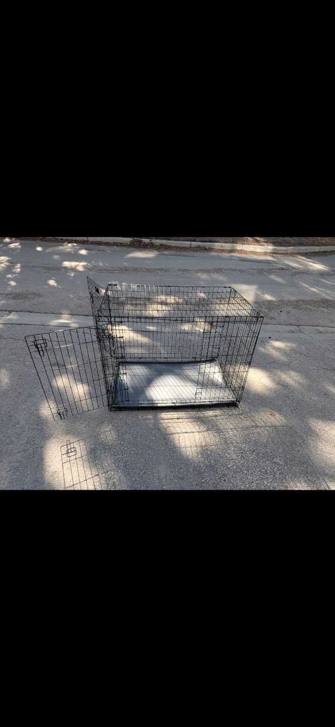Black Wire Dog Crate - photo 3