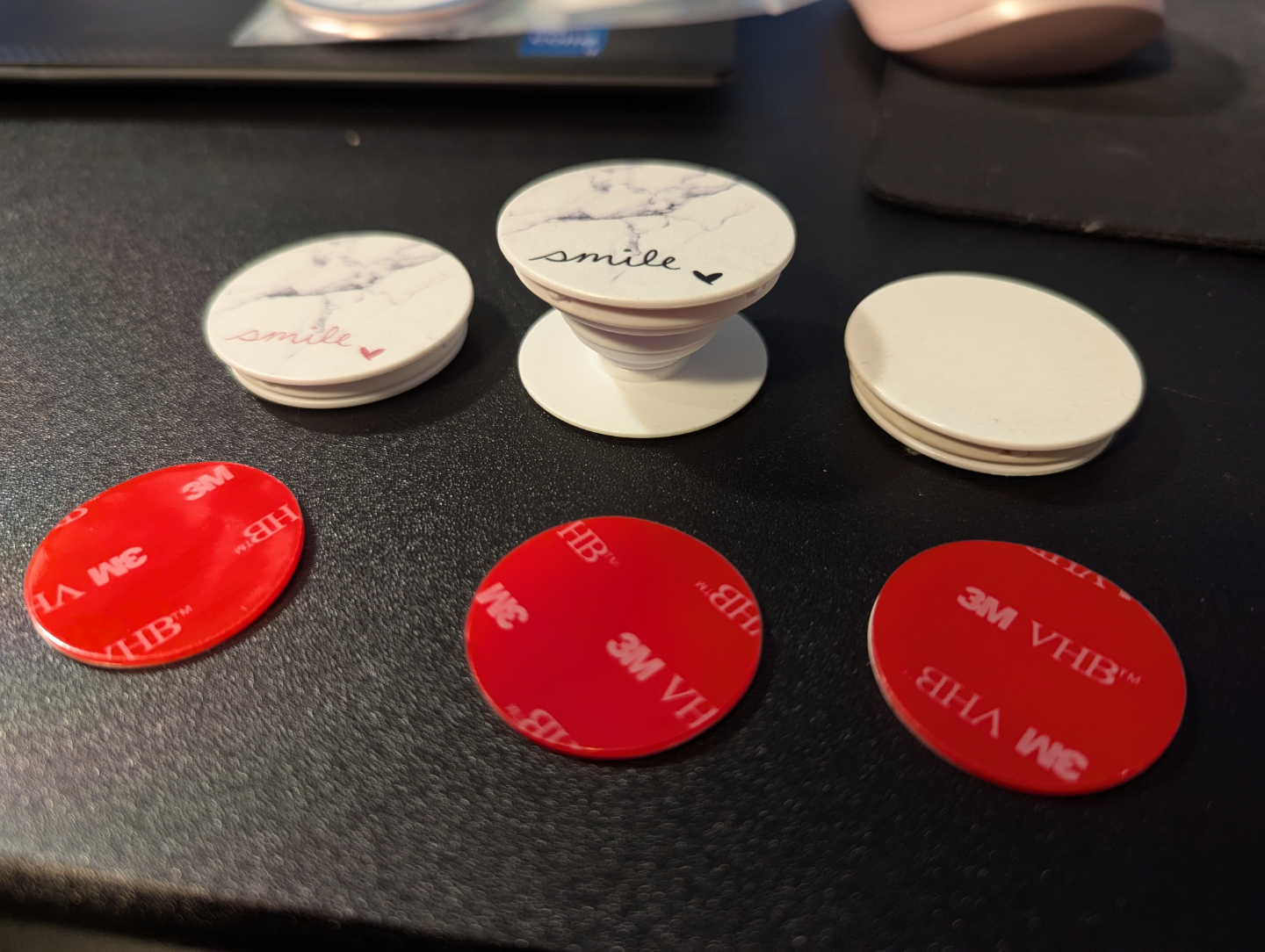 FREE adhesive phone grips