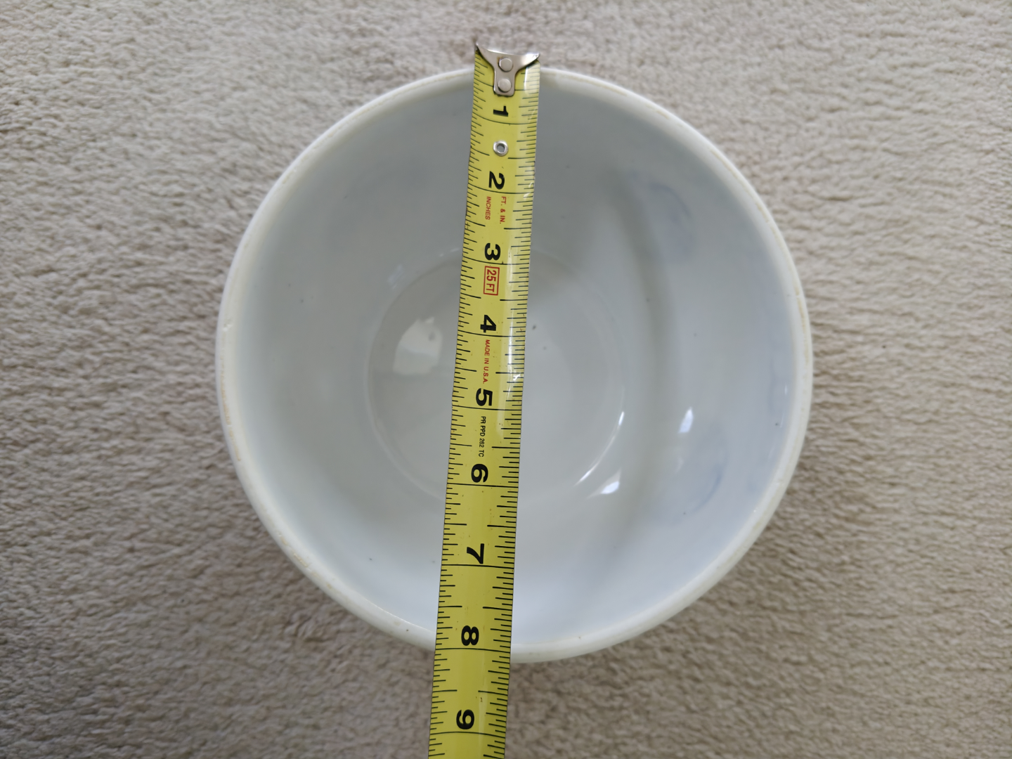 Vintage Blue and White Porcelain Bowl with Lid - photo 3
