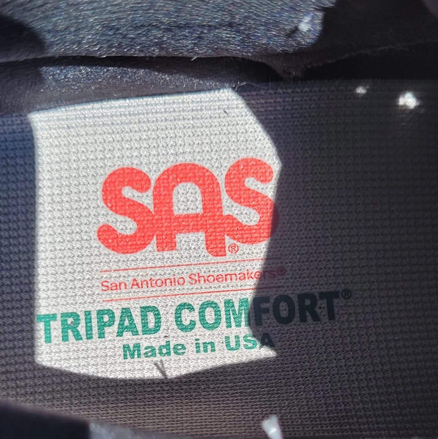 SAS Women's Black Leather TriPad Comfort Shoes image indicator(2)