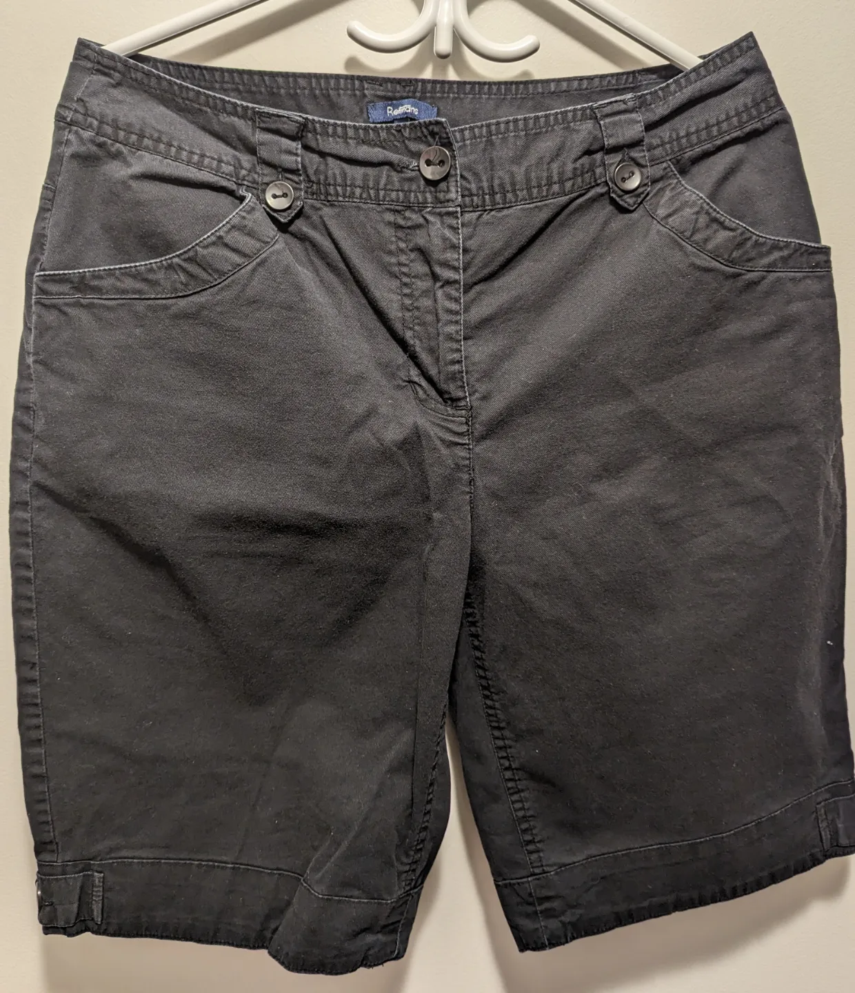 Black Cotton Shorts 🧡 thumbnail