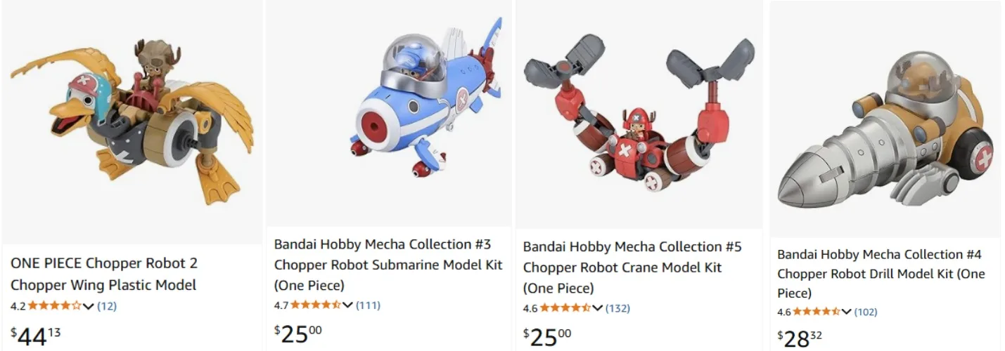 Bandai One Piece Chopper Robo Series Full Set image indicator(2)