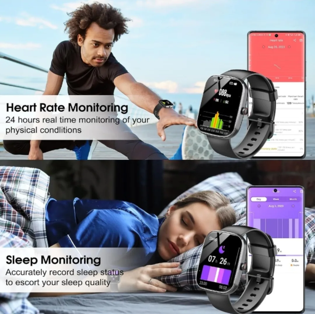 Smart Watch with Bluetooth Calling & IP68 Waterproof image indicator(5)