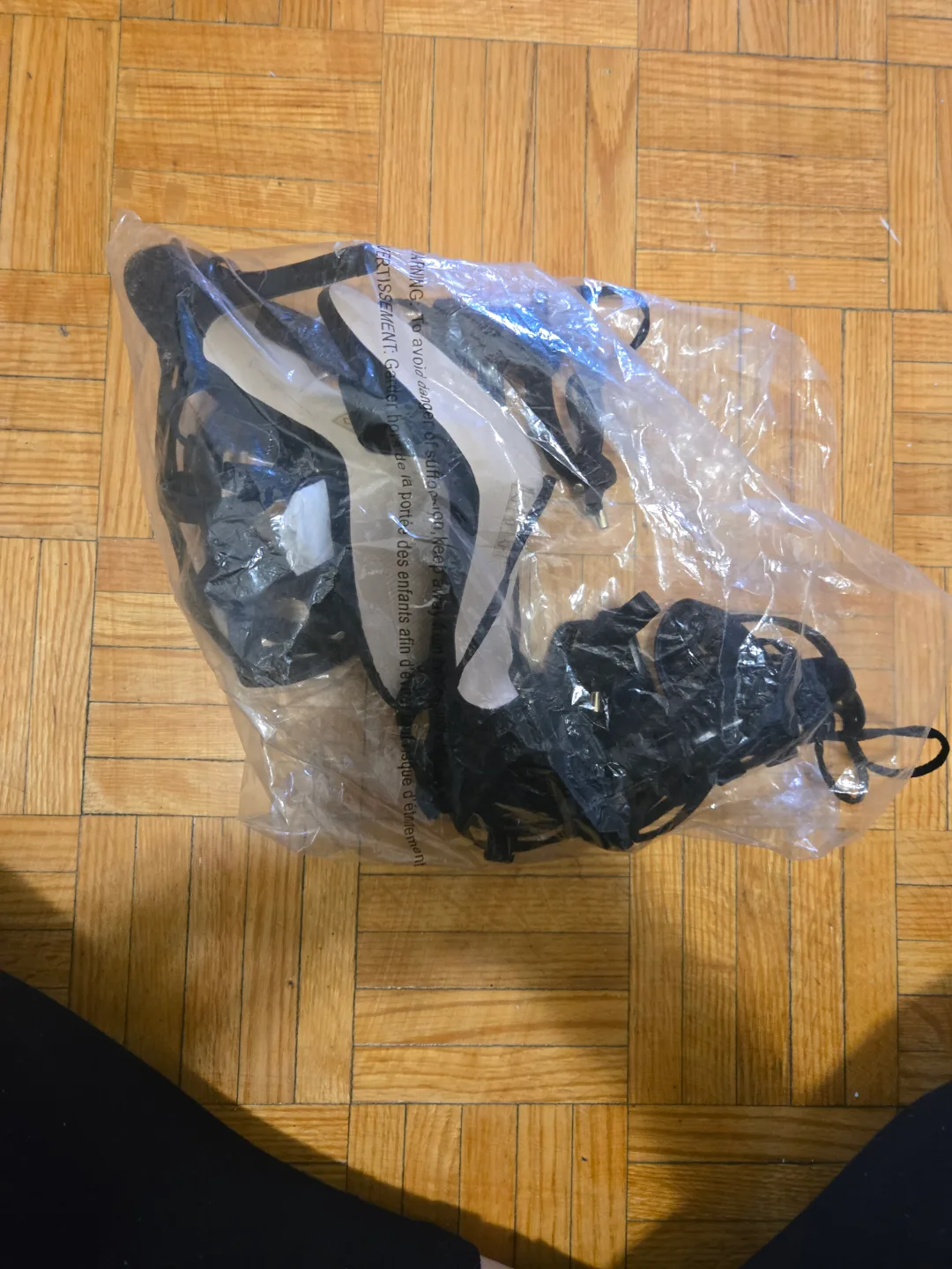 Black strappy high heels image indicator(2)