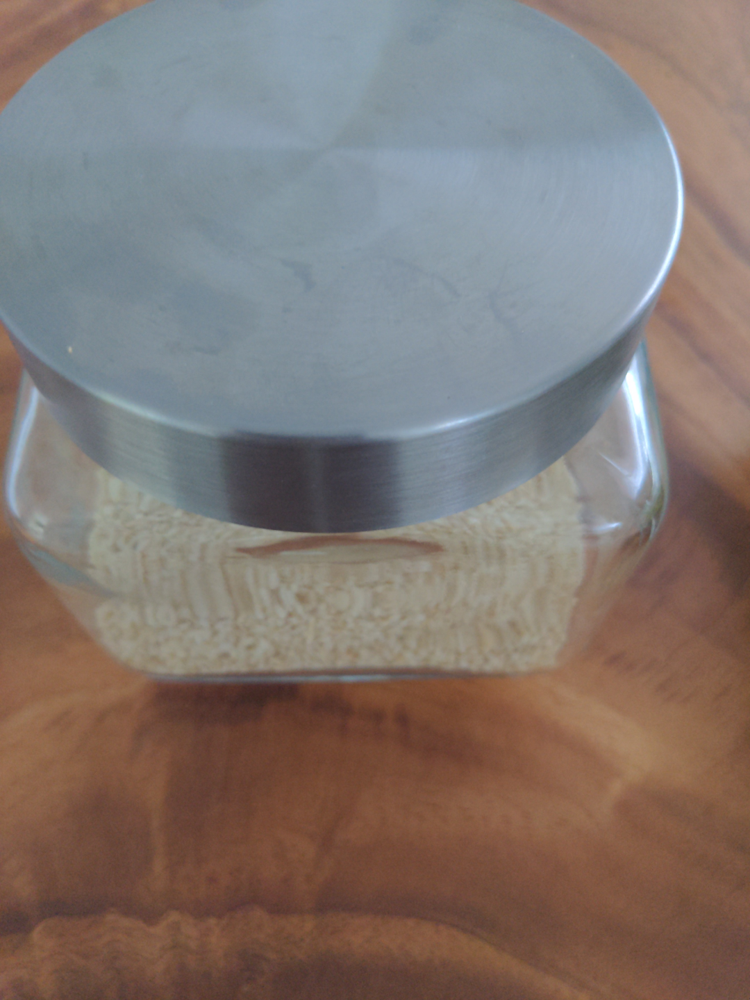 set of 6 Glass Spice Jars canisters with Metal Lids - photo 3