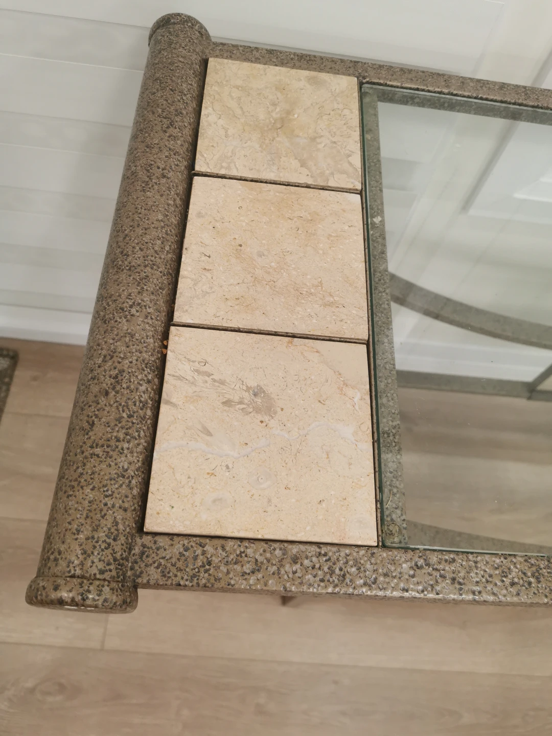 Set of four Metal and Glass Accent Tables - photo 4