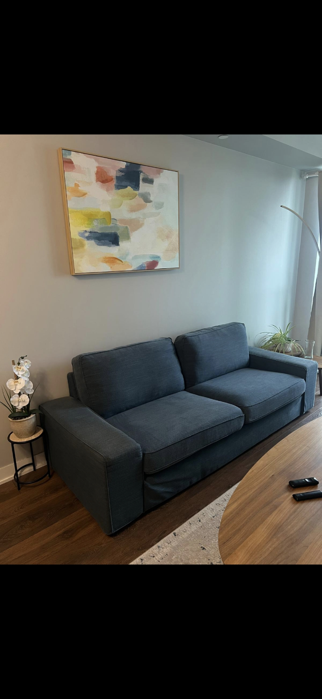 3 Seater Sofa - Blue