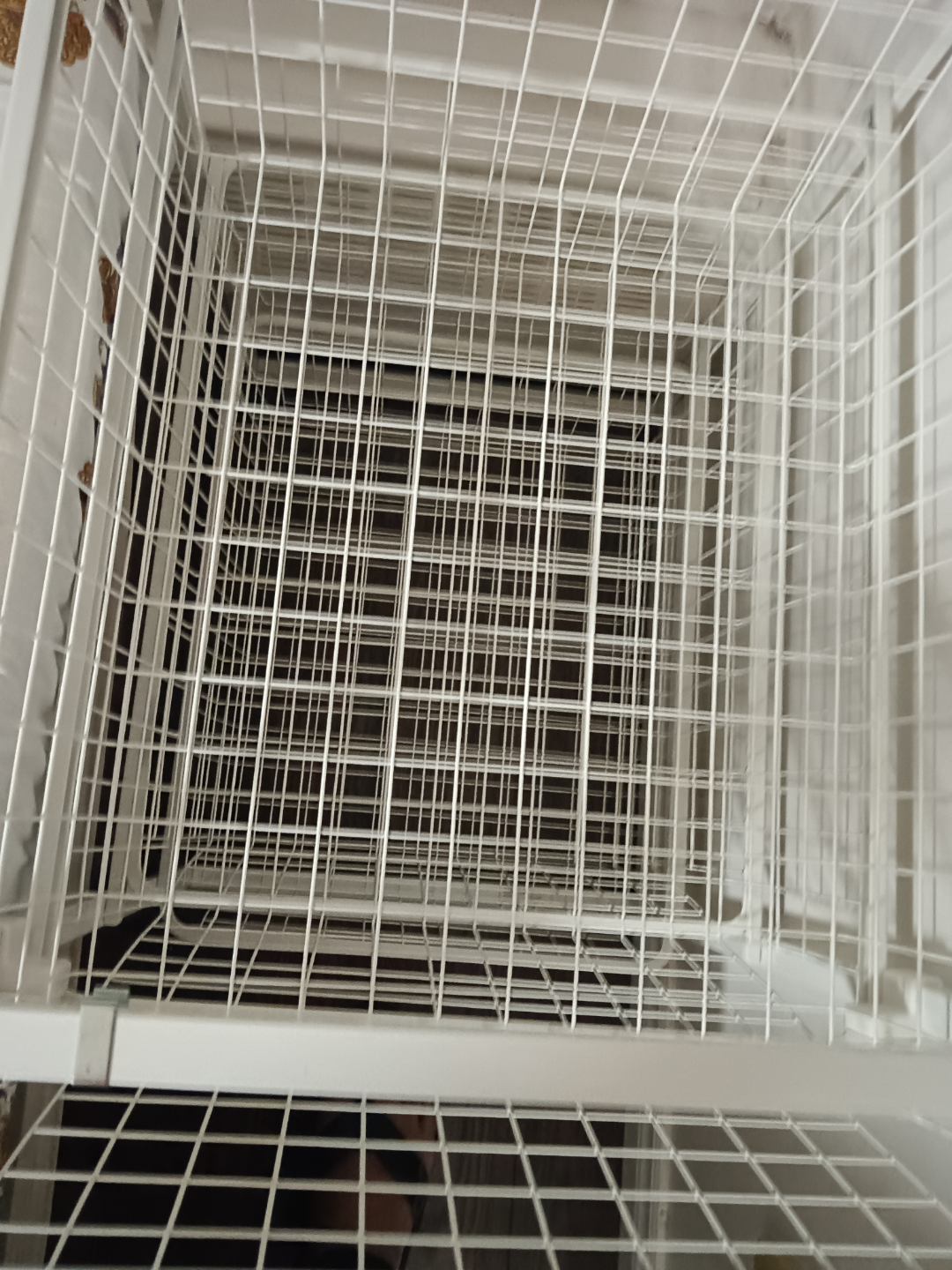 Four-Tier White Wire Drawer Organizer
