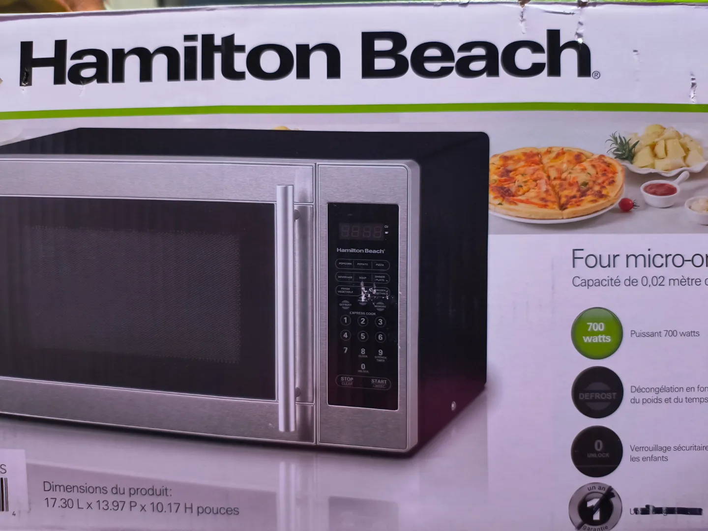 Hamilton Beach 700-watt Microwave thumbnail