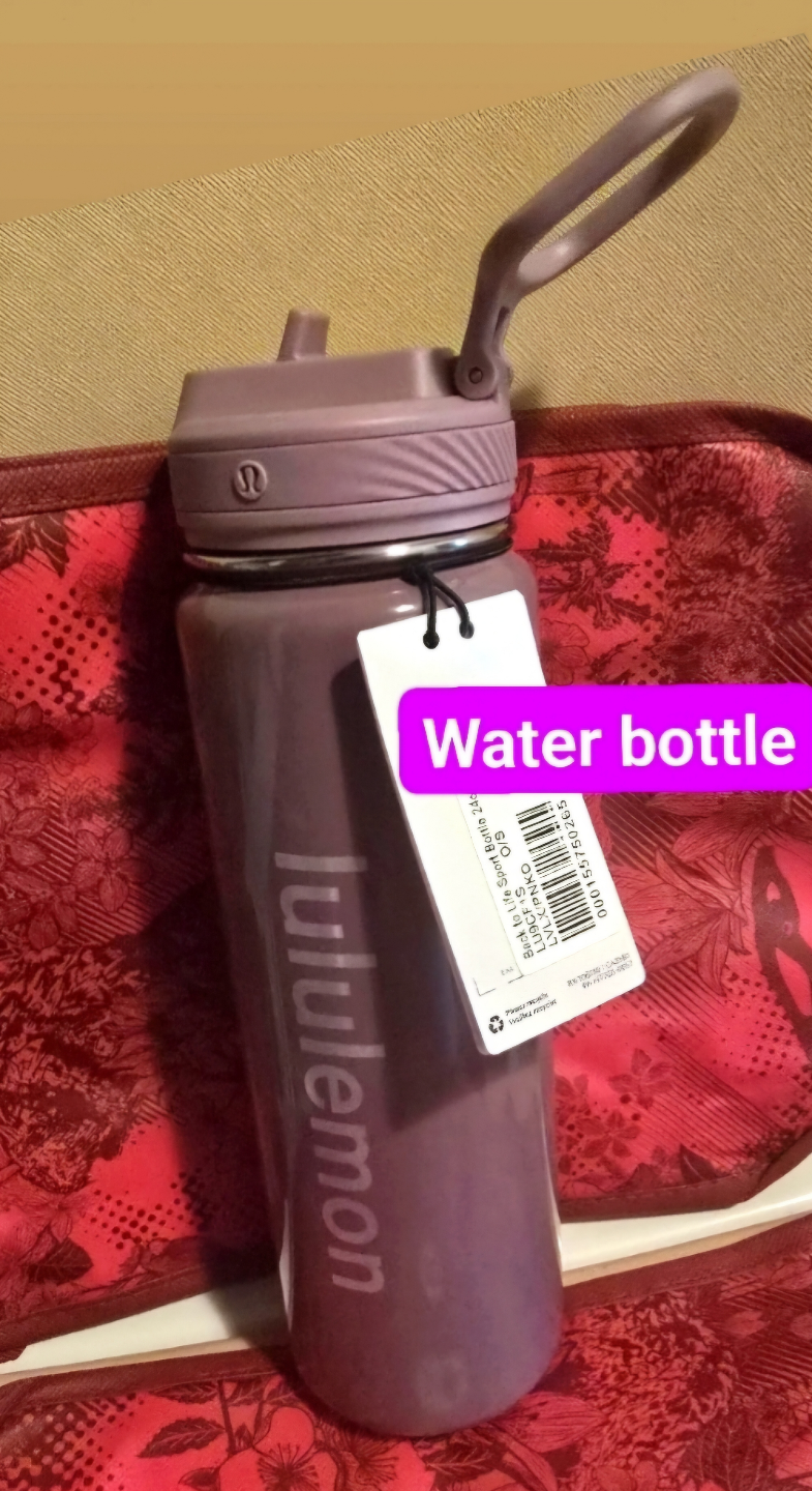 🏑Lululemon Water Bottle - Purple