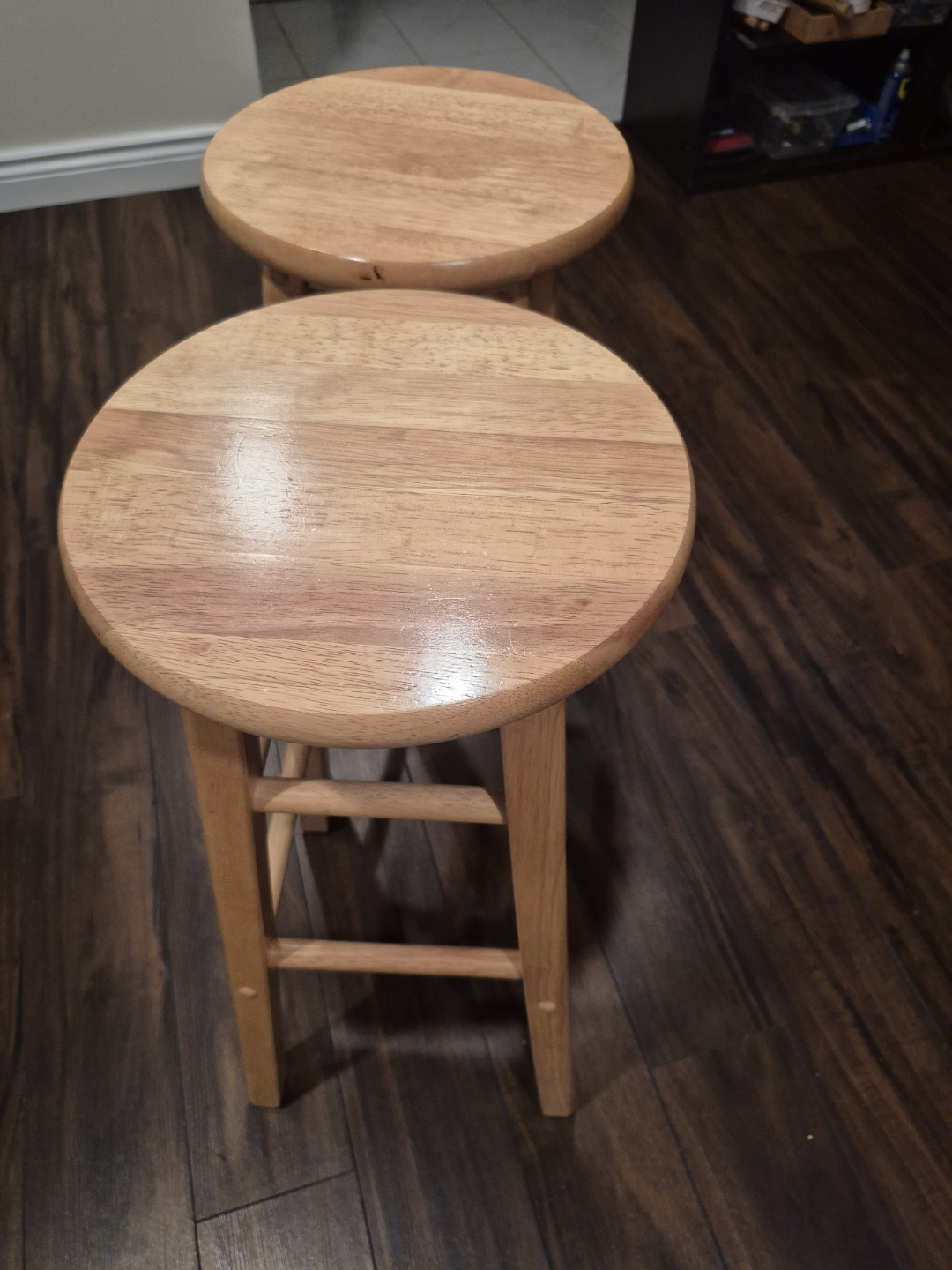Wooden Stools - Set of 2 - photo 2