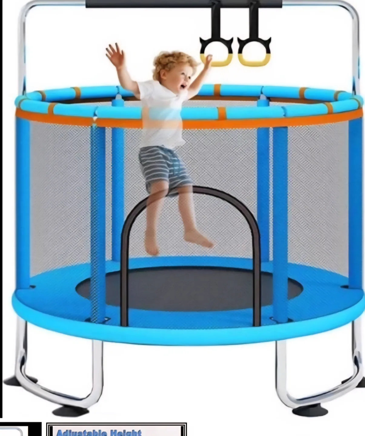 5FT Kids  Recreational Trampo with Safety Pad image indicator(2)