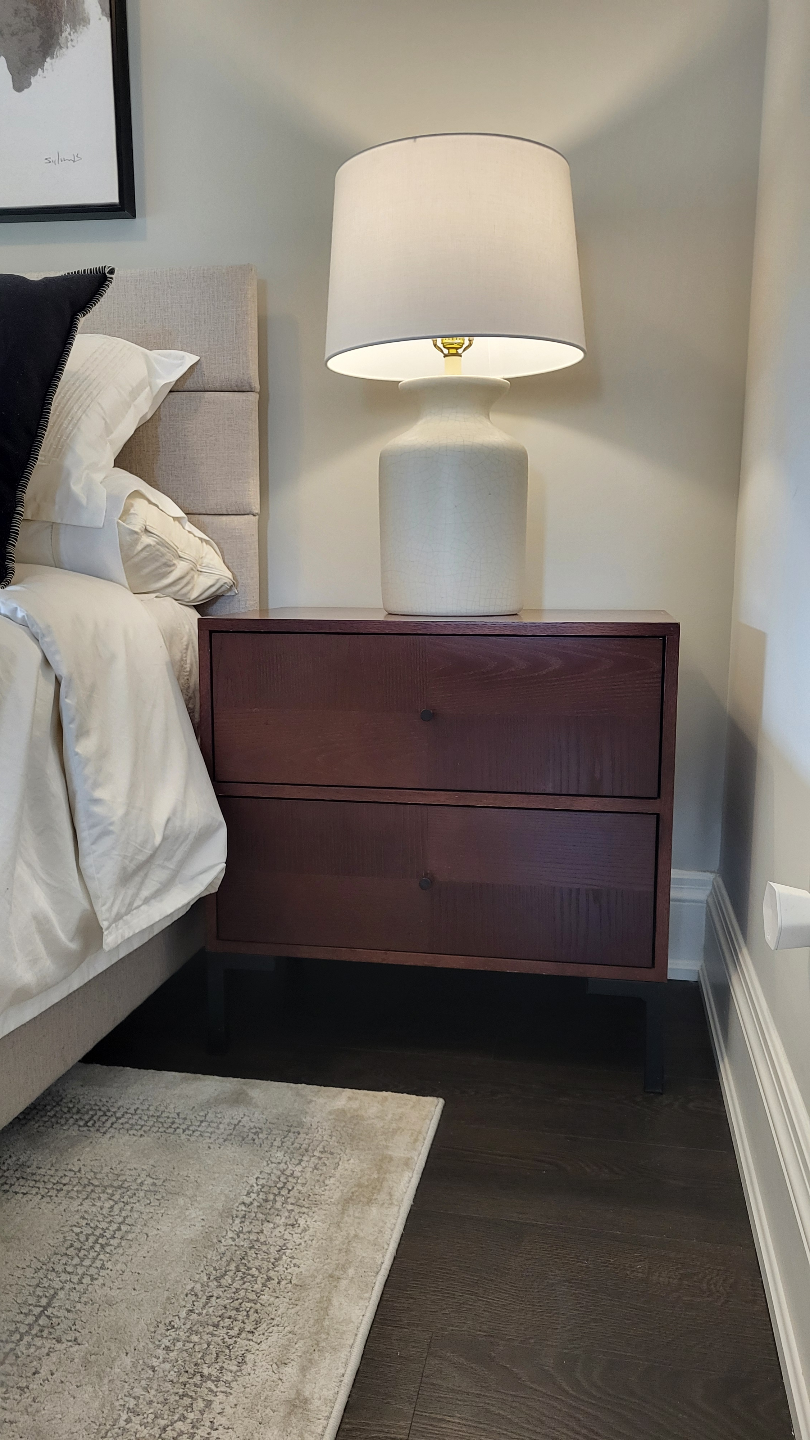 Wooden Nightstands (2) Midcentury Modern