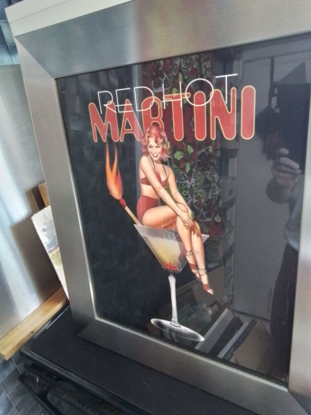 Red Hot Martini Framed Art Print by Burch